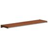 vidaXL Appui de fen&ecirc;tre Bois Brun 60 x 25 x 4,5 cm PVC