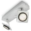 Philips - Spots orientables doubles Millennium LED L26 cm - Aluminium