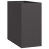 vidaXL Jardini&egrave;re noir 40x80x80 cm acier