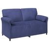 vidaXL Sofa 2 places Bleu police 158 x 83 x 95 cm Velours