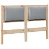 vidaXL T&ecirc;te de lit Marron Bois massif en pin