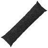 vidaXL Coussin HEERLEN Anthracite 40 x 145 cm Tissu Chenille