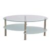 vidaXL Table basse avec design exclusif Blanc