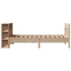 vidaXL Lit bibliothèque sans matelas 75x190 cm bois de pin massif