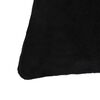 vidaXL Housses de coussin 4 pcs Tissu 80x80 cm Noir