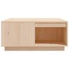 vidaXL Table basse 80x81x36,5 cm Bois massif de pin