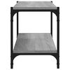 vidaXL Meuble TV Sonoma gris 80x33x41 cm Bois d'ingénierie et acier