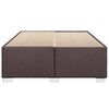 vidaXL Cadre de lit sans matelas marron fonc&eacute; 140x190 cm tissu