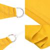vidaXL Voile d'ombrage 160 g/m² Jaune 3x6 m PEHD