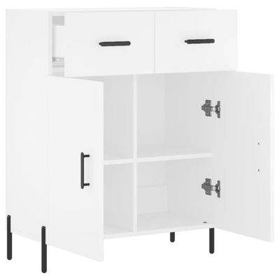 vidaXL Buffet blanc 69,5x34x90 cm bois d'ingénierie