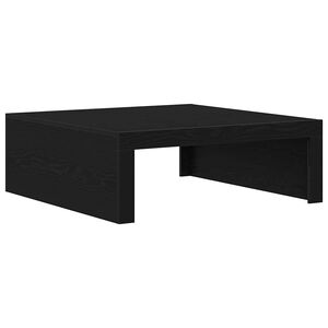 vidaXL Table basse Ch&ecirc;ne noir 100 x 100 x 35 cm Bois d'ing&eacute;nierie