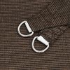 vidaXL Voile d'ombrage 160 g/m&sup2; Marron 3x5 m PEHD