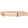 vidaXL Lit sur&eacute;lev&eacute; hexagonale 160x160 cm bois de pin massif