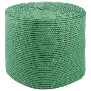 vidaXL Corde en Jute 8 mm Vert Jute 100% Tossa