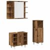 vidaXL Ensemble de meubles salle de bain 3 pcs bois d'ing&eacute;nierie