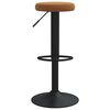 vidaXL Tabourets de bar lot de 2 marron velours