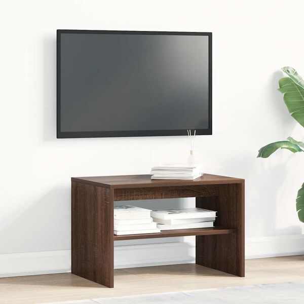 vidaXL Meuble TV chêne marron 60x40x40 cm bois d'ingénierie