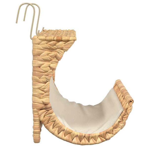 vidaXL Lit pour chats avec coussin Jacinthe d'eau 37 x 20 x 20 cm