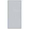 vidaXL Tapis d'entr&eacute;e Gris et Noir 120 x 250 cm 100% Polyamide
