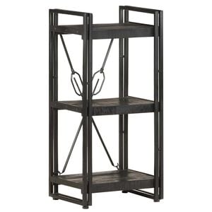 vidaXL Biblioth&egrave;que &agrave; 3 niveaux 40x30x80 cm Bois de manguier massif