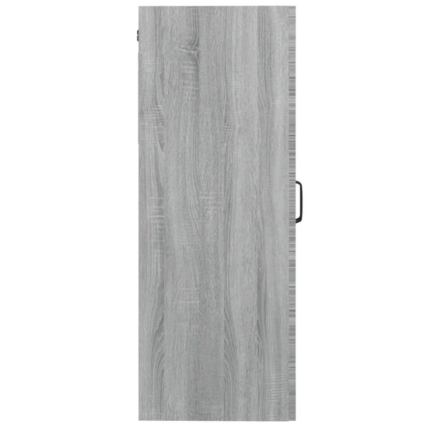 vidaXL Armoire murale suspendue Sonoma gris 69,5x34x90 cm