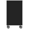 vidaXL Table d'appoint Noir 70x35x55 cm Bois d'ingénierie