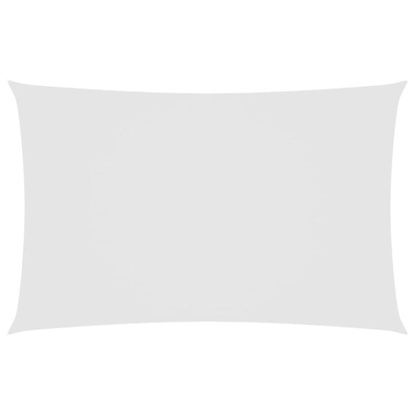 vidaXL Voile de parasol tissu oxford rectangulaire 2,5x5 m blanc