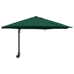vidaXL Parasol de jardin Vert 248 x 248 x 148 cm Polyester et Acier
