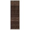 vidaXL Armoire de rangement ch&ecirc;ne brun 70x42,5x225cm bois d'ing&eacute;nierie