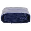 vidaXL Bâche bleu 3,5x5 m 650 g/m²