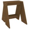 vidaXL Tabourets lot de 2 marron miel 40x40x45 cm bois massif de pin