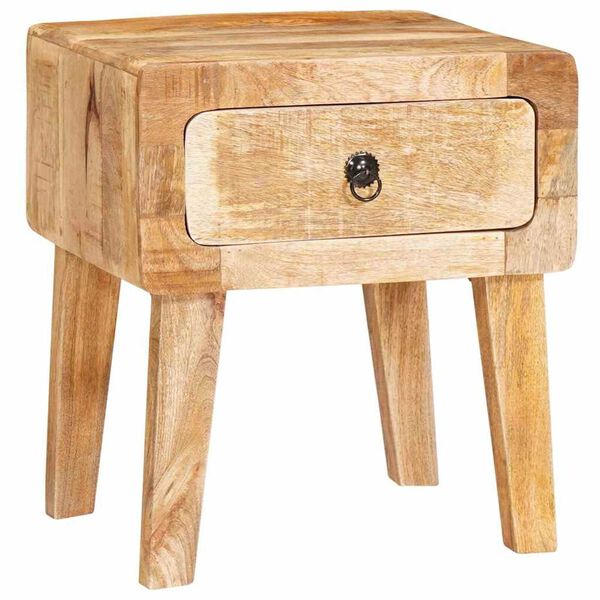 vidaXL Tables d'appoint Marron 40 x 32 x 46 cm Bois Recyclé Solide