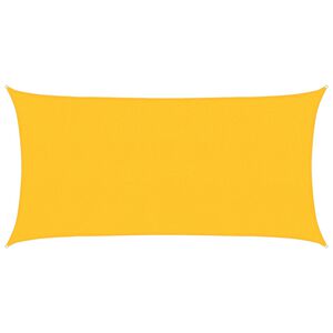 vidaXL Voile d'ombrage 160 g/m&sup2; Jaune 2x4 m PEHD