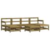 vidaXL Salon de jardin 7 pcs bois de pin impr&eacute;gn&eacute;
