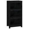 vidaXL Biblioth&egrave;que Noir 50x35x97 cm Bois de pin massif
