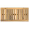 vidaXL Plateau de table 60,5 x 30 x 2 cm Rectangulaire Blanc