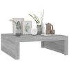 vidaXL Table basse Sonoma gris 100x100x35 cm Bois d'ingénierie