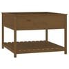 vidaXL Jardini&egrave;re et &eacute;tag&egrave;re Marron miel 111,5x111,5x81 cm Bois de pin
