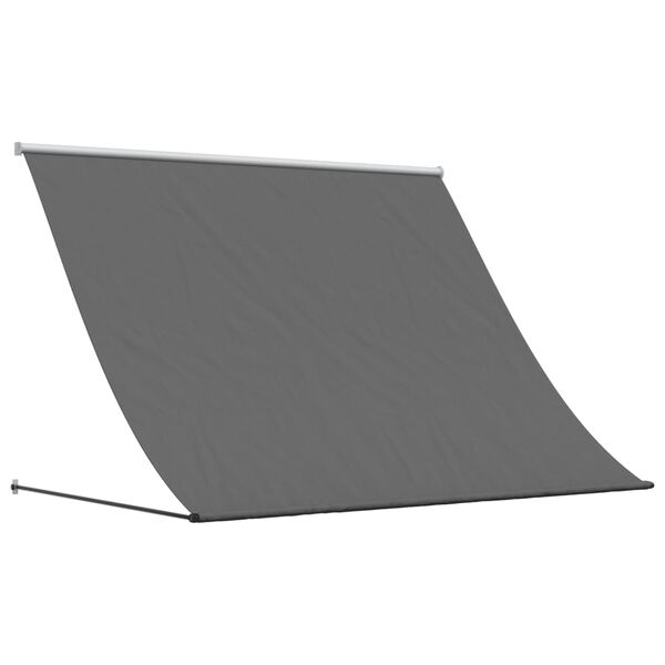 vidaXL Auvent r&eacute;tractable anthracite 250x150 m tissu et acier