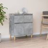 vidaXL Buffet Gris b&eacute;ton 60x35x70 cm Bois d'ing&eacute;nierie