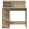 vidaXL Bureau Chêne Sonoma 90 x 48 x 101,5 cm Bois d'ingénierie