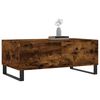 vidaXL Table basse Ch&ecirc;ne fum&eacute; 90x50x36,5 cm Bois d'ing&eacute;nierie