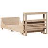 vidaXL Cadre de lit sans matelas 75x190 cm bois de pin massif