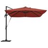 vidaXL Parasol Terre cuite 352 x 251 x 265 cm Polyester et Aluminium