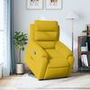 vidaXL Fauteuil inclinable Jaune Velours