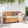 vidaXL banc avec stockage Marron 180 x 60 x 90 cm Bois de teck massif