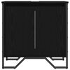 vidaXL Meuble de Lavabo de Salle de Bain Chêne noir 60 x 35 x 60 cm