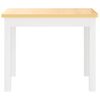 vidaXL Ensemble de table et chaises pour enfants 3 pcs Blanc et beige