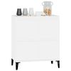 vidaXL Buffet Blanc 60x35x70 cm Bois d'ingénierie