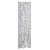 vidaXL Rideau anti-mouches gris clair et gris foncé 56x200 cm chenille